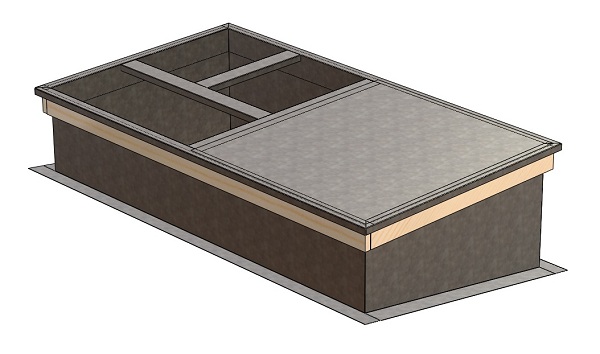Aladdin Sloped Factory Roof Curb